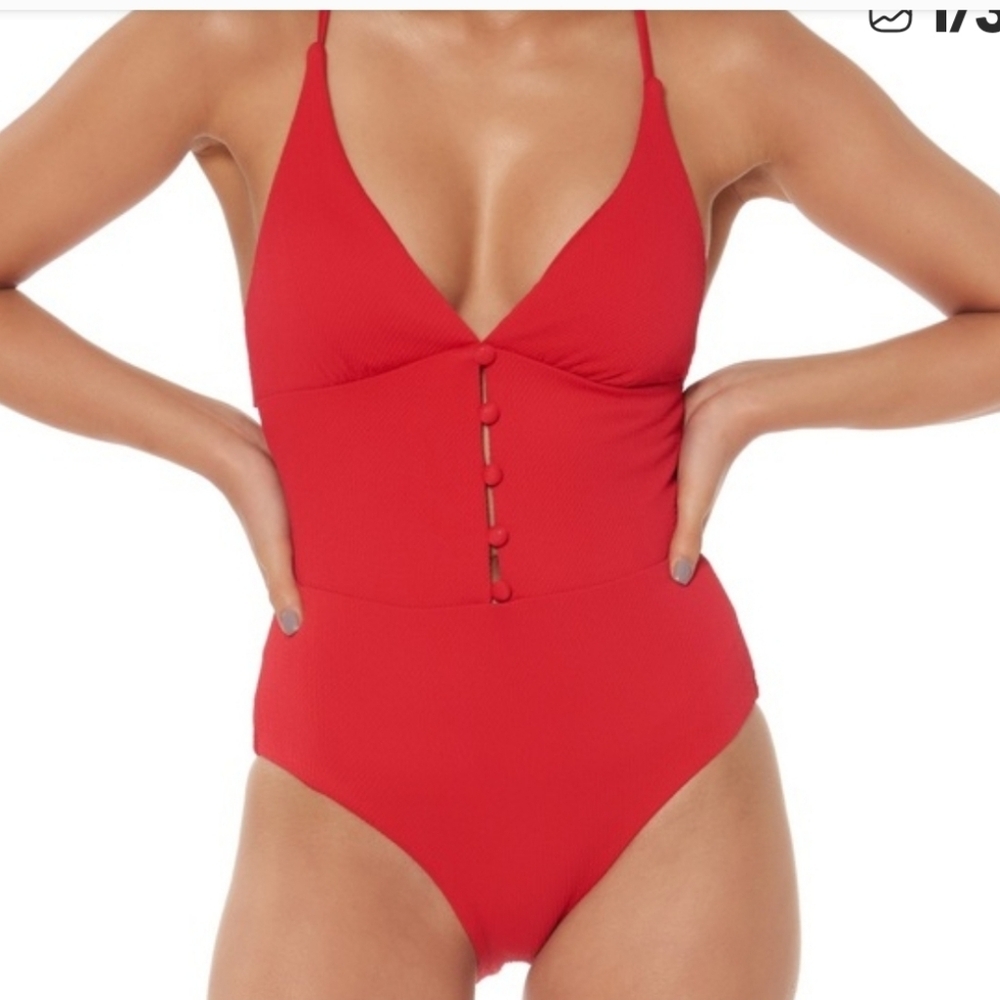 RED CARTER JUANITA BLACK BODYSUIT EUC WOMENS SIZE MEDIUM - Picture 1 of 12